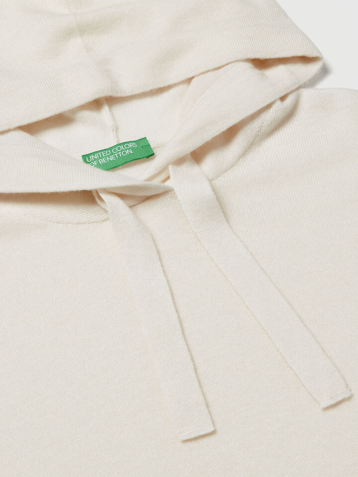 SWEATER W/HOOD Damen image number 3